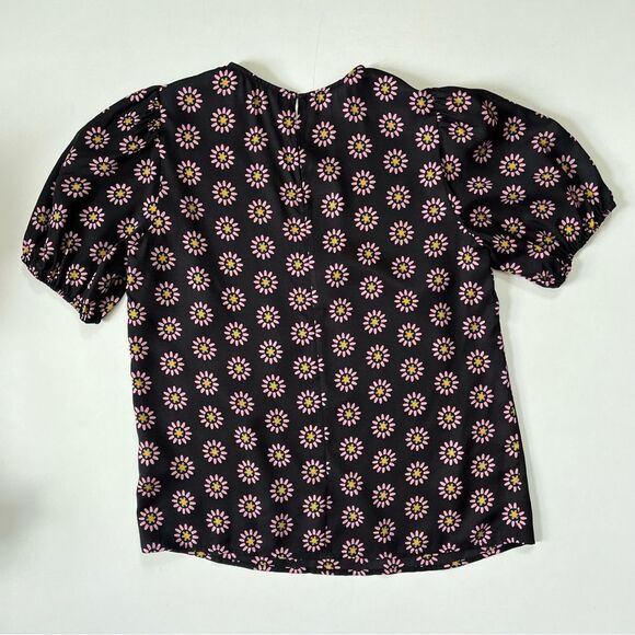 Boden Adriana Puff Sleeve Top *NAVY DAISY 4 - Picture 9 of 9